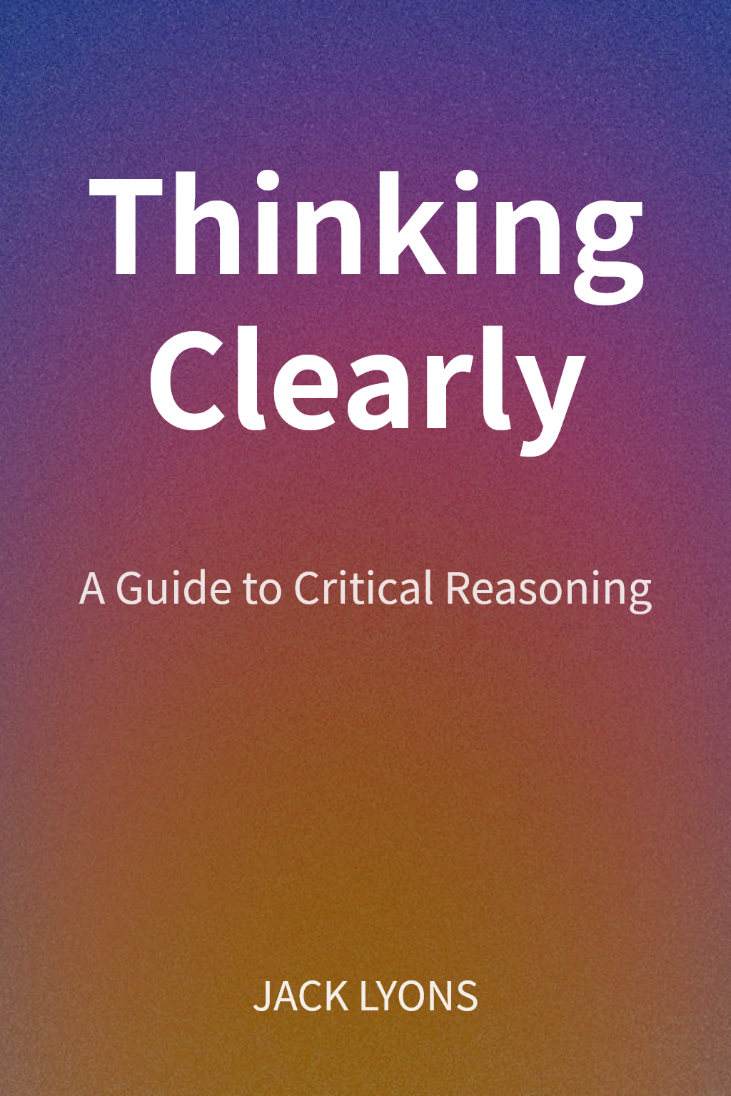 Thinking Clearly cover
