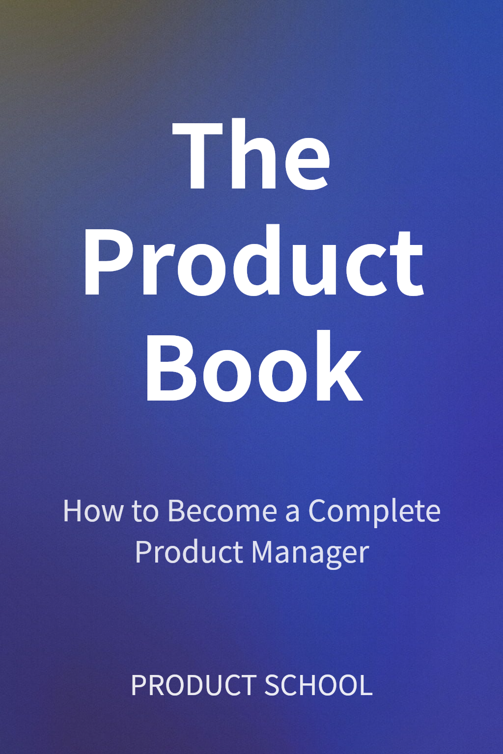 The Product Book cover