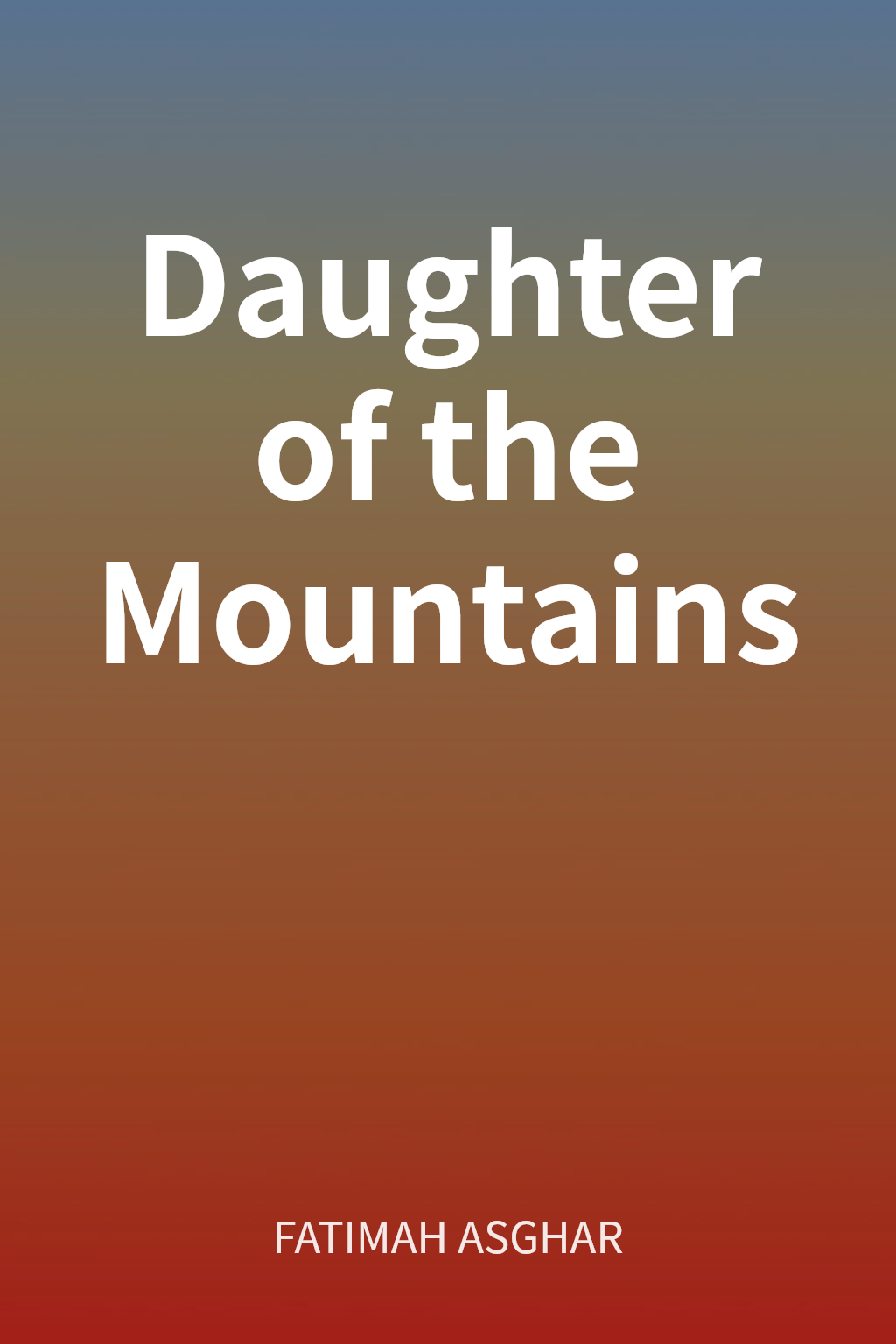 Daughter of the Mountains cover