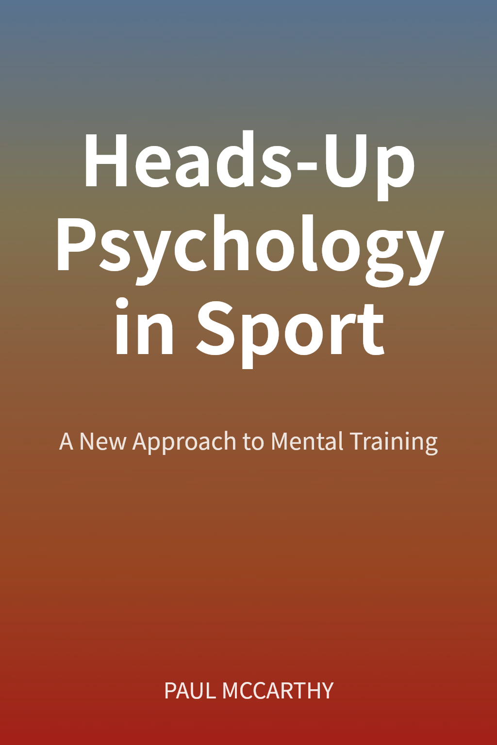 Heads-Up Psychology in Sport cover