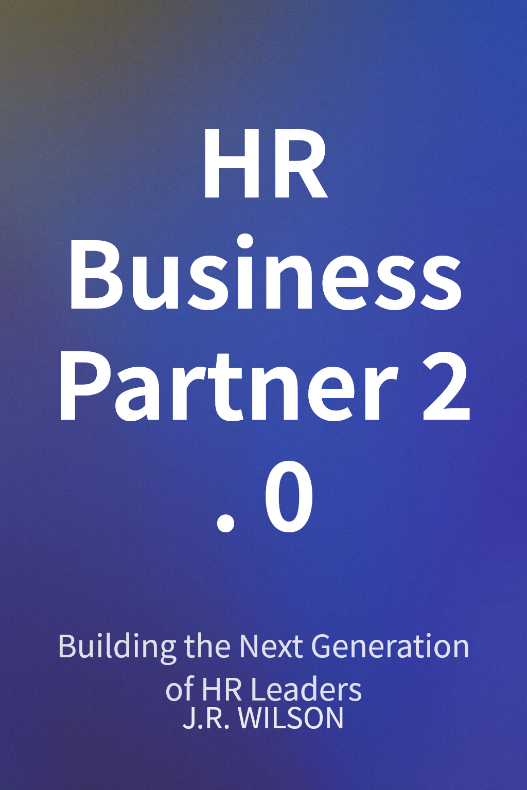 HR Business Partner 2.0 cover