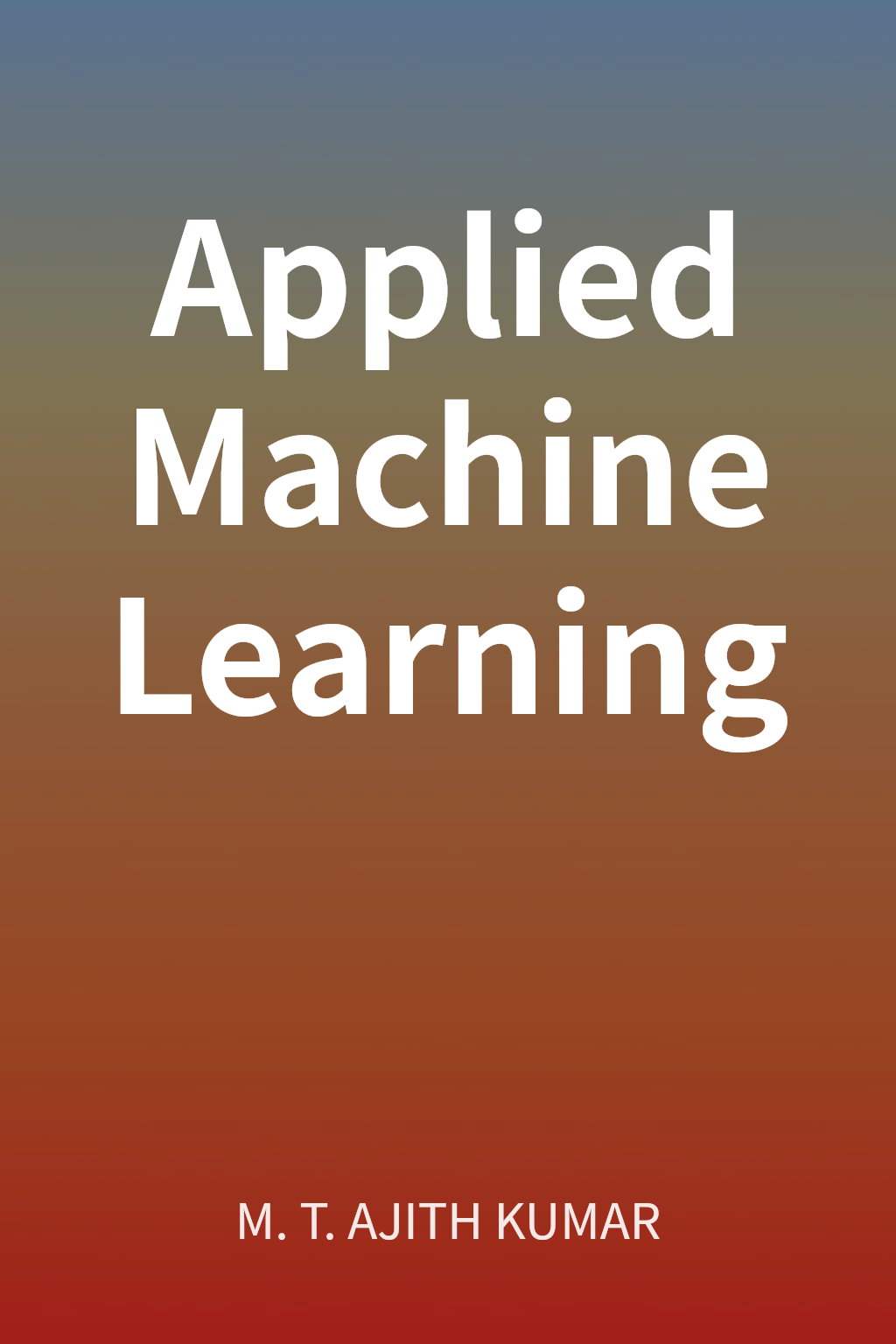 Applied Machine Learning cover