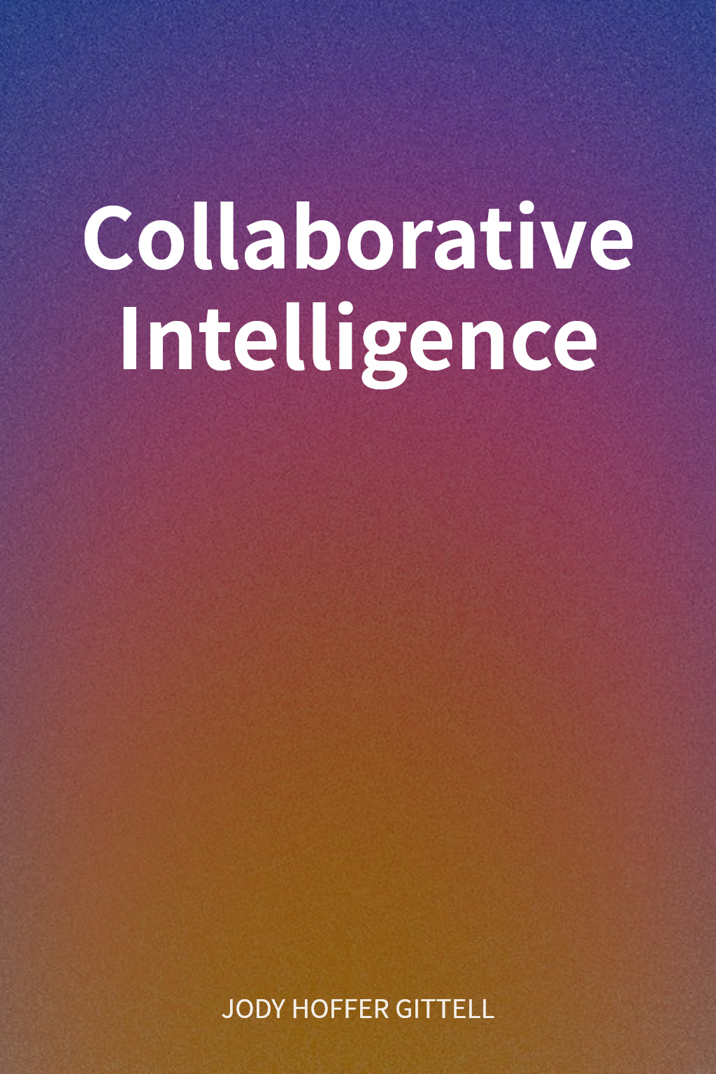 Collaborative Intelligence cover