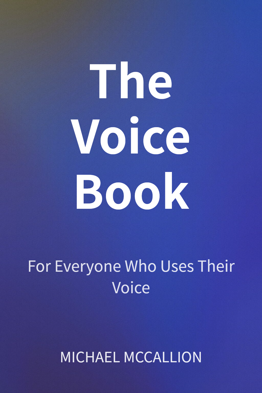 The Voice Book cover