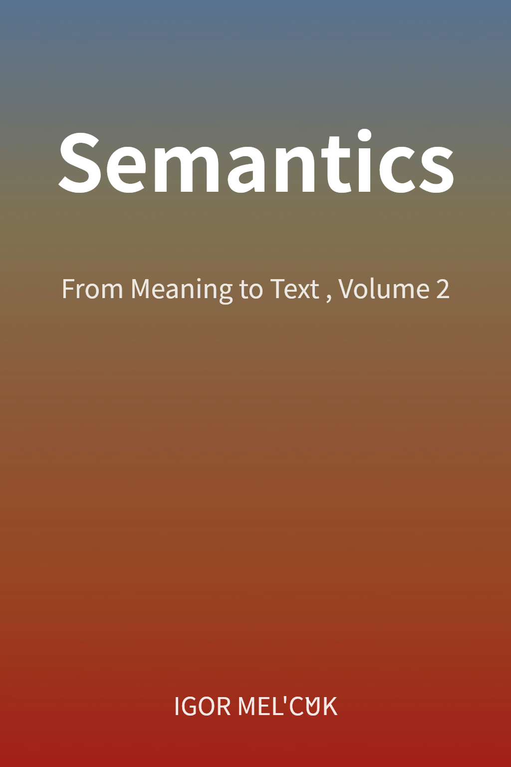 Semantics cover