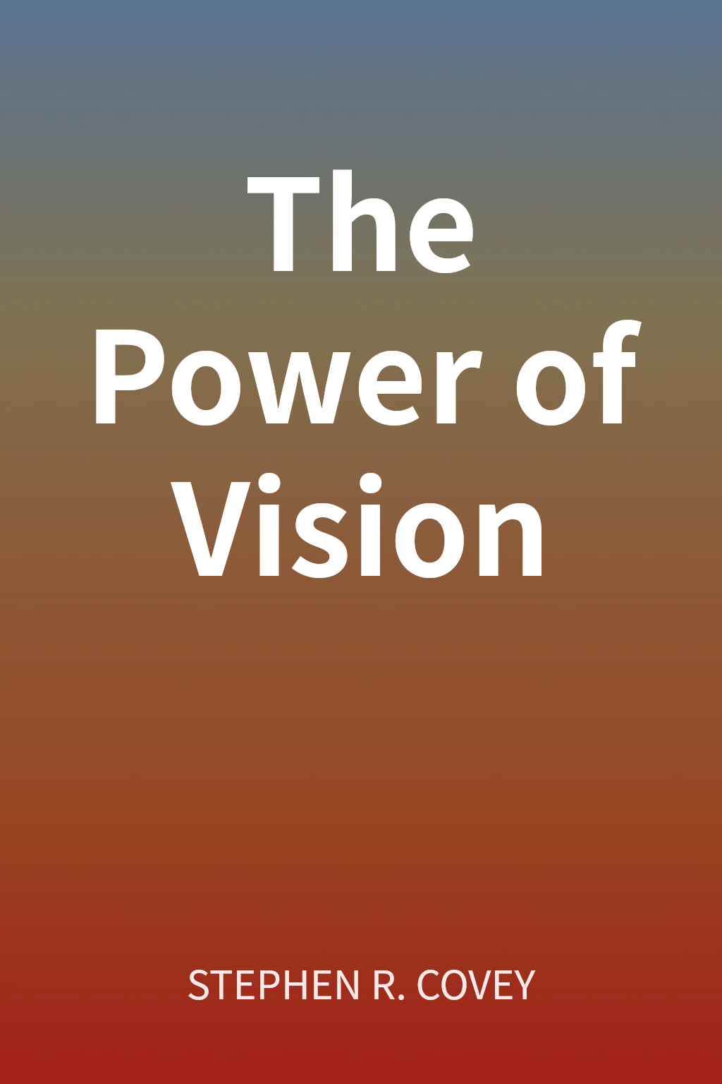 The Power of Vision cover
