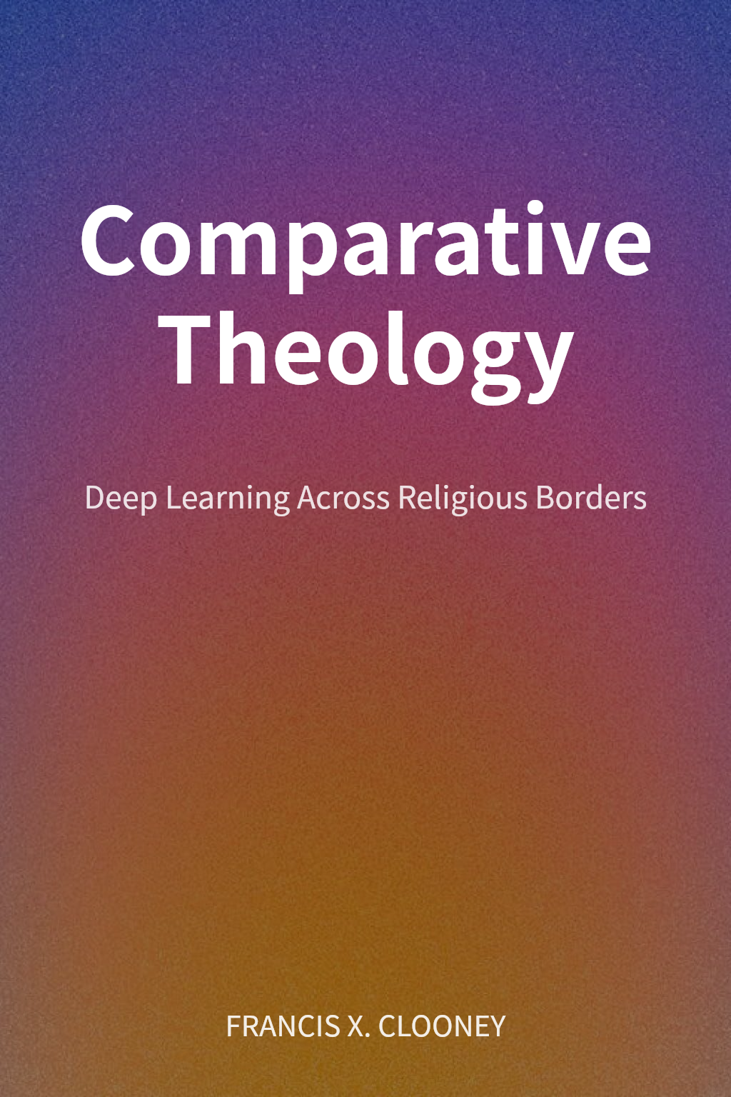 Comparative Theology cover