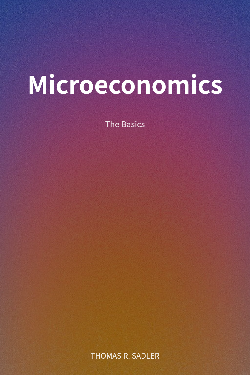Microeconomics cover
