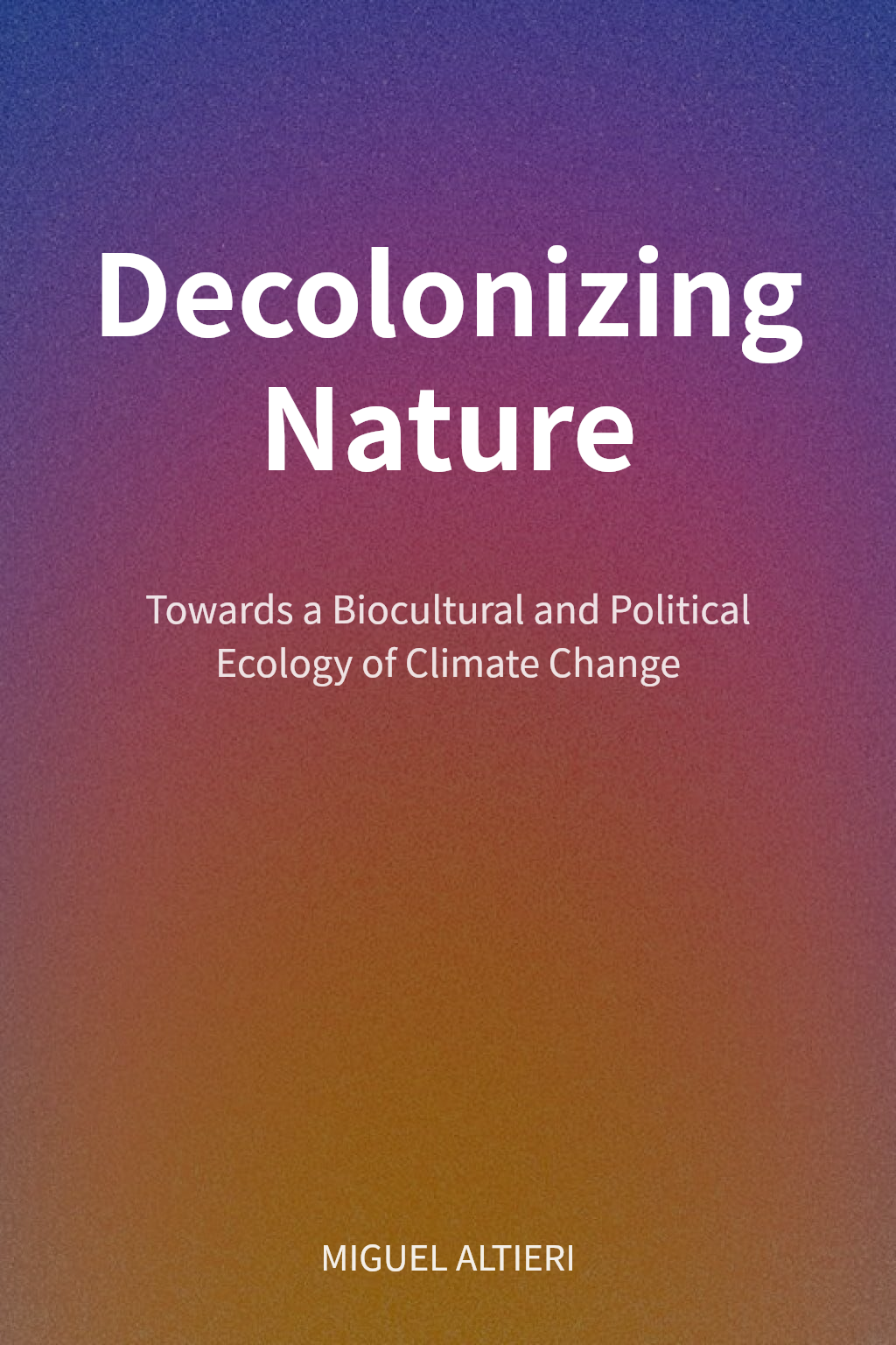 Decolonizing Nature cover