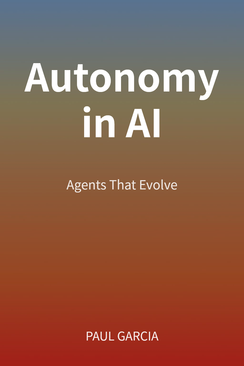 Autonomy in AI cover