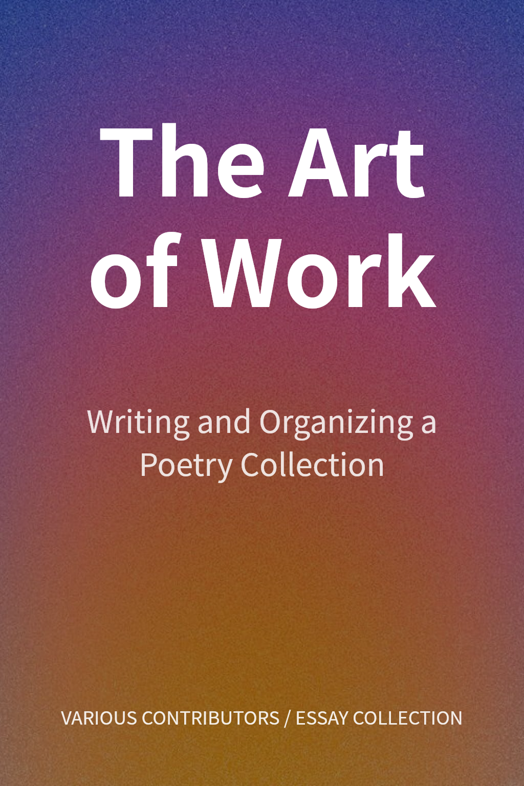 The Art of Work cover