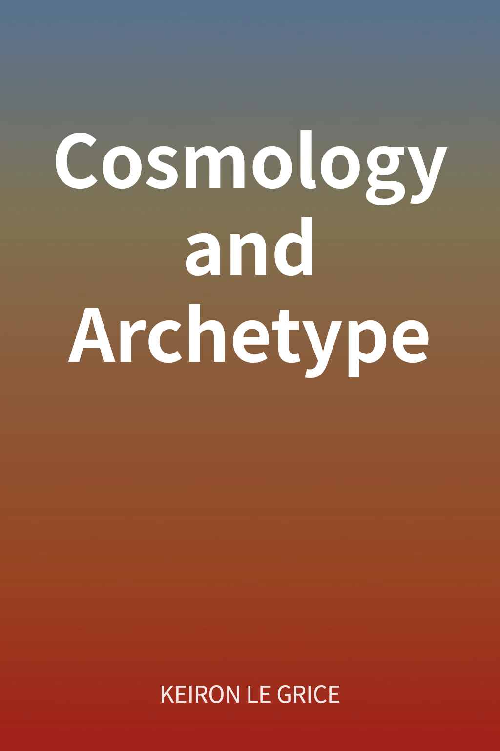 Cosmology and Archetype cover