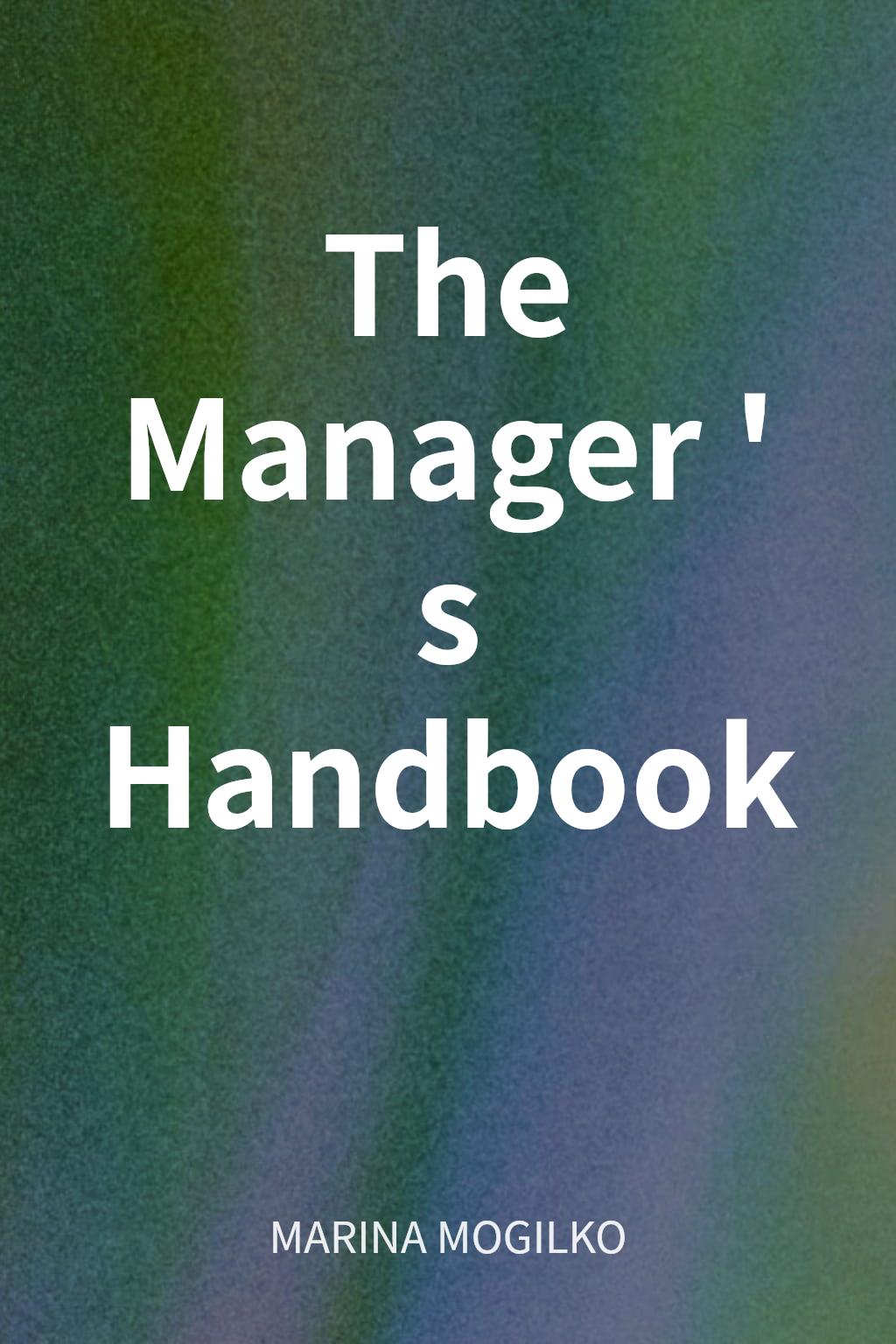 The Manager's Handbook cover