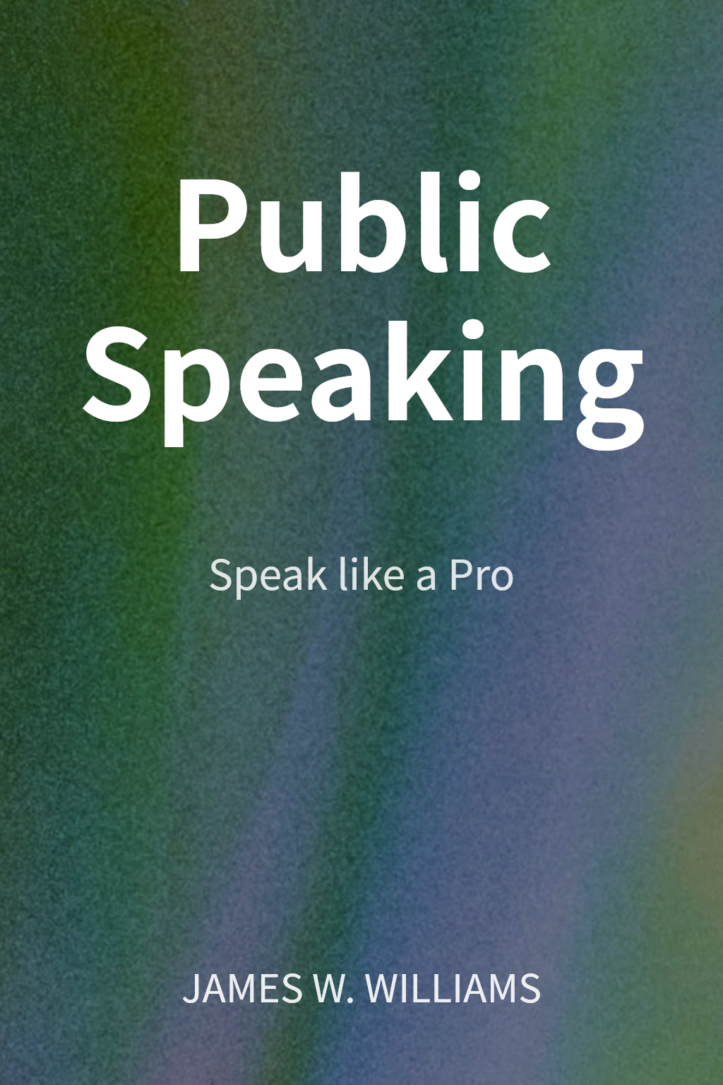 Public Speaking cover