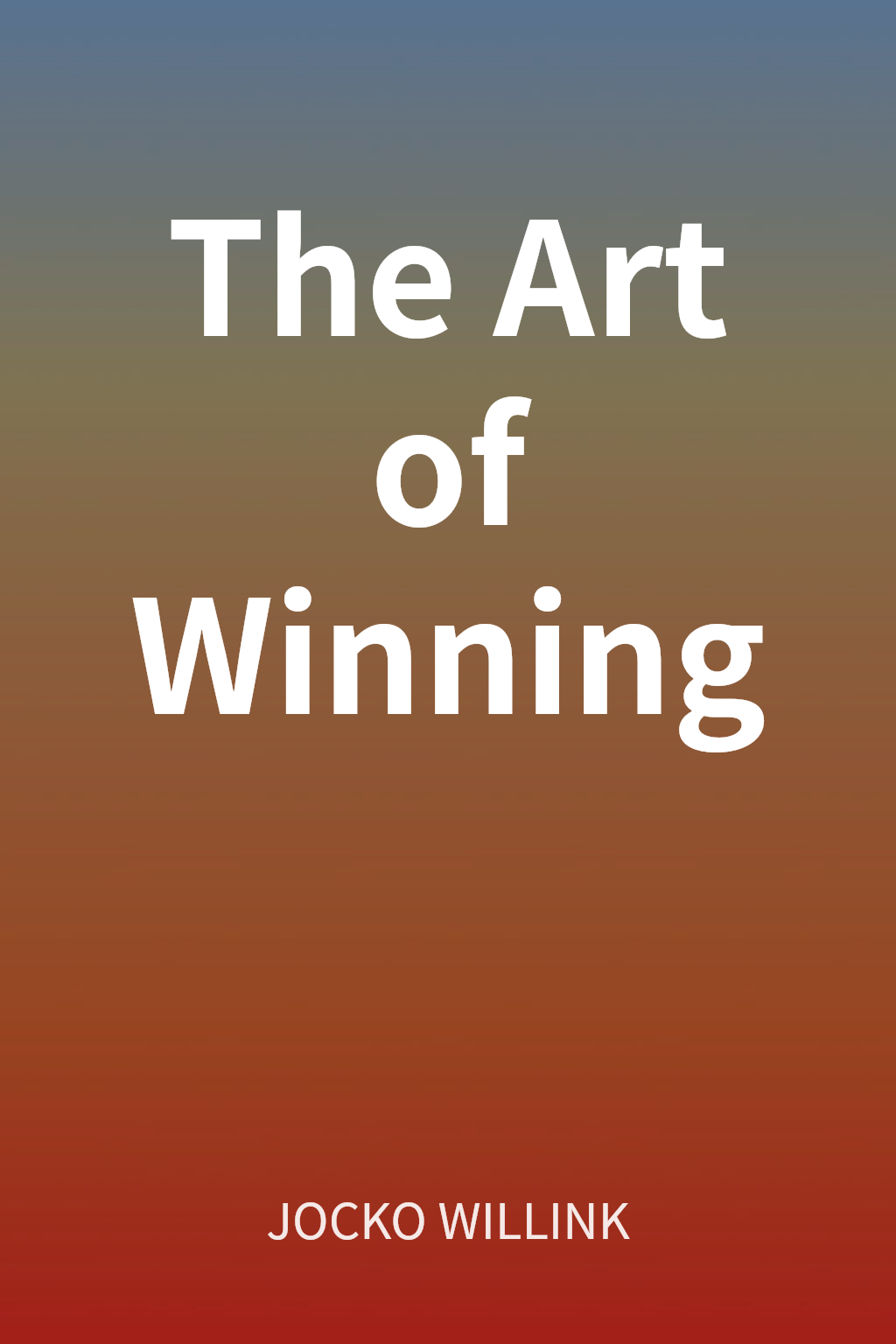 The Art of Winning cover