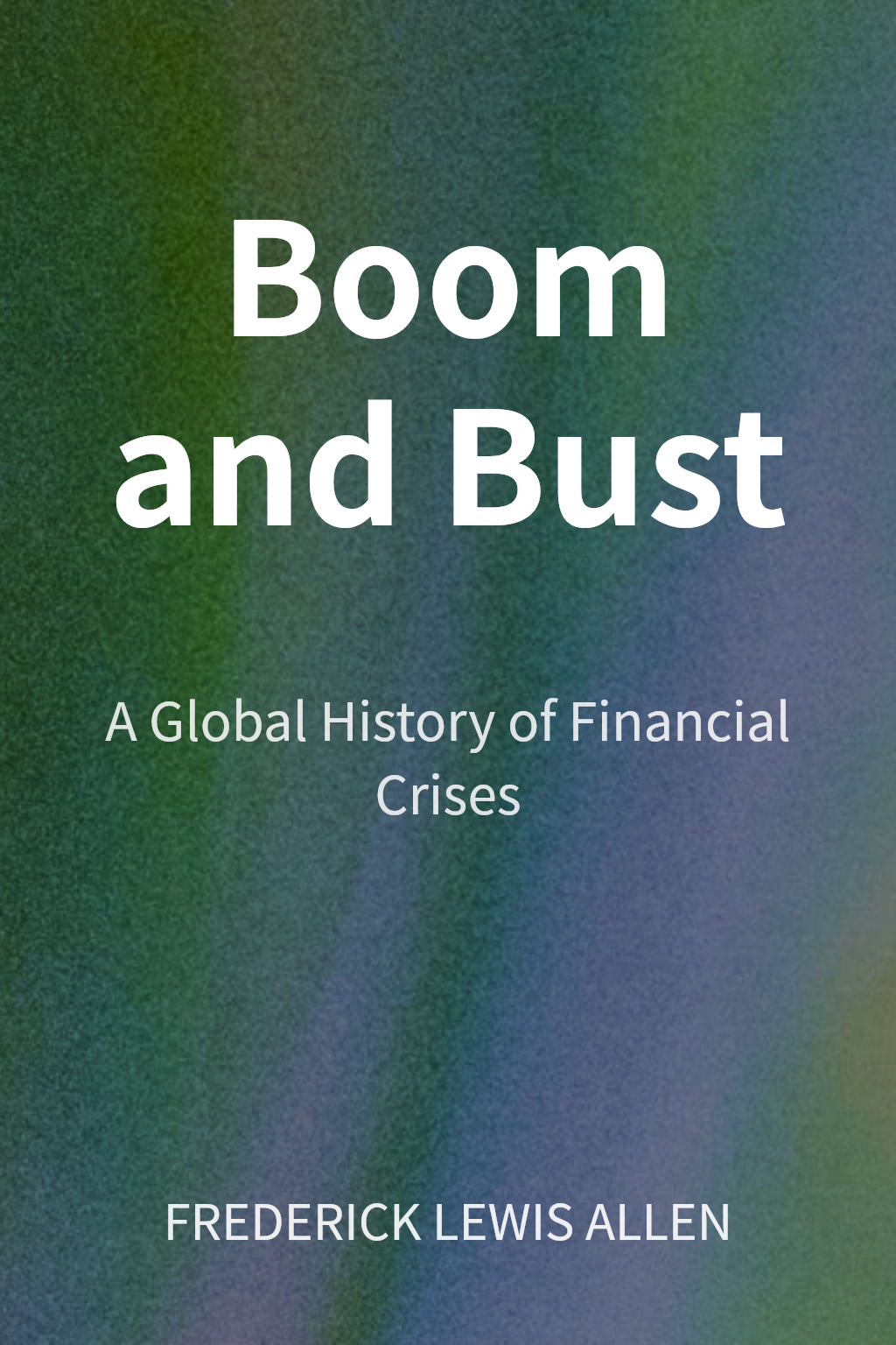 Boom and Bust cover