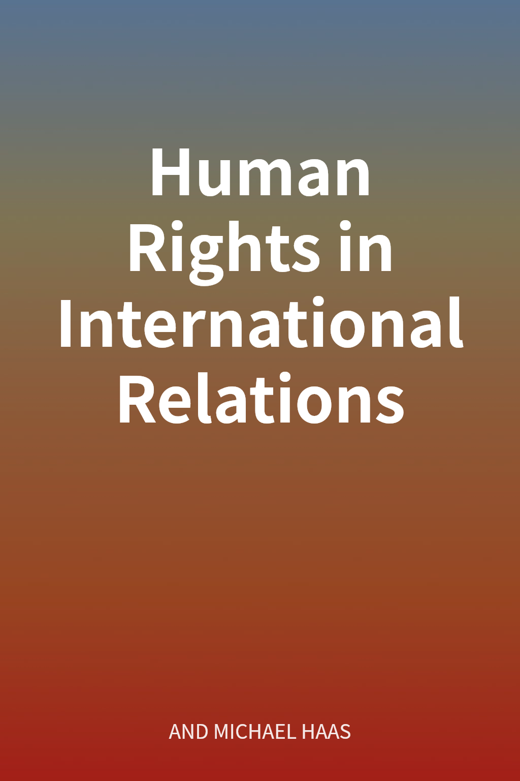 Human Rights in International Relations cover