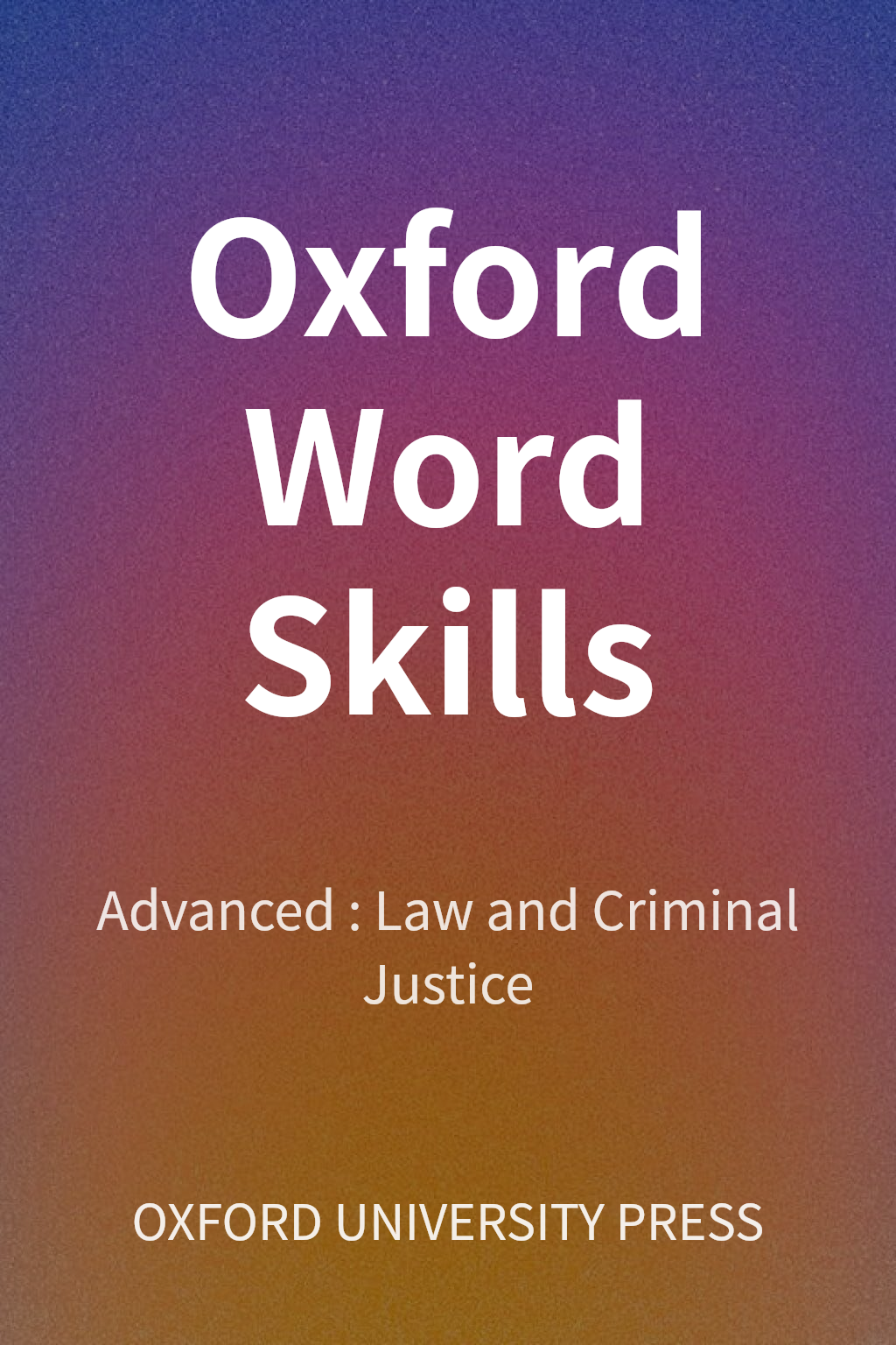Oxford Word Skills cover
