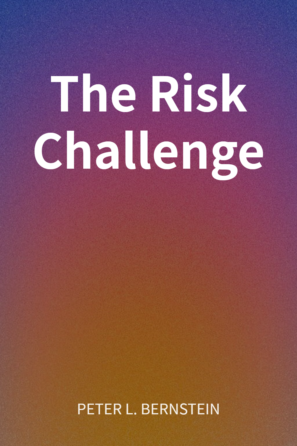 The Risk Challenge cover