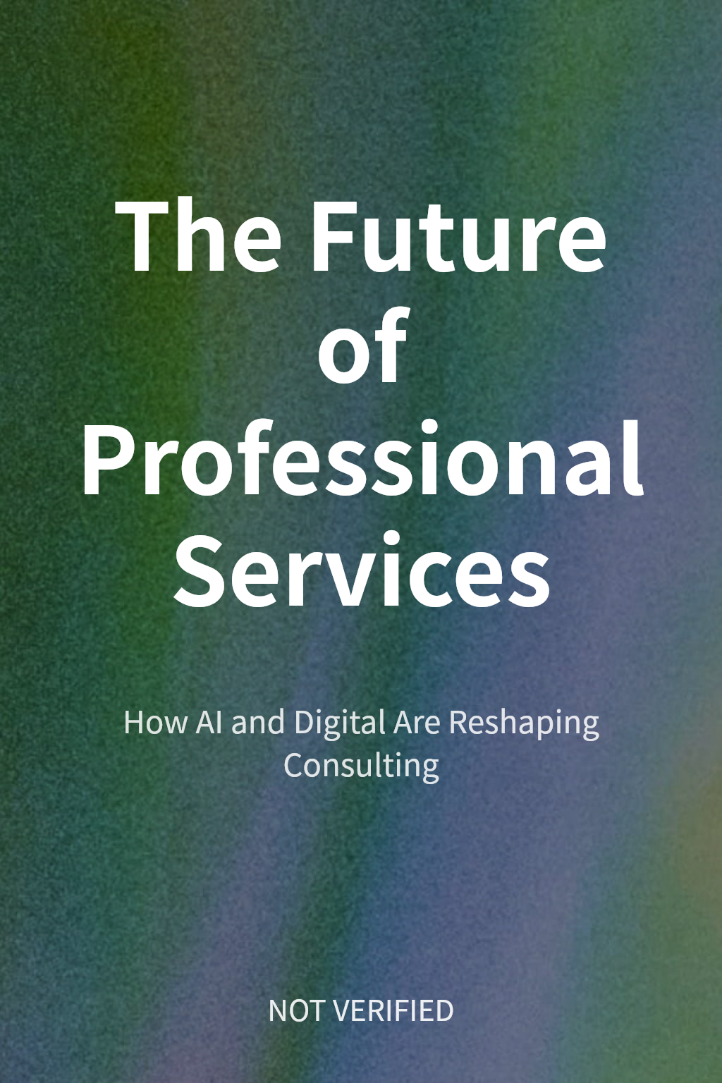 The Future of Professional Services cover