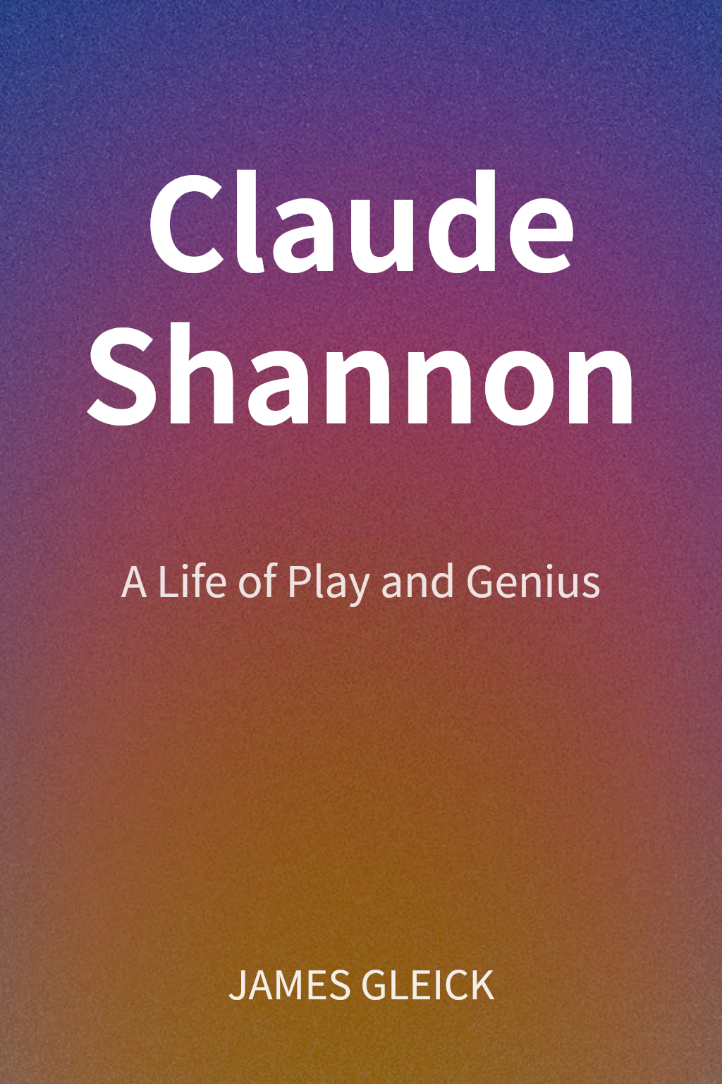 Claude Shannon cover