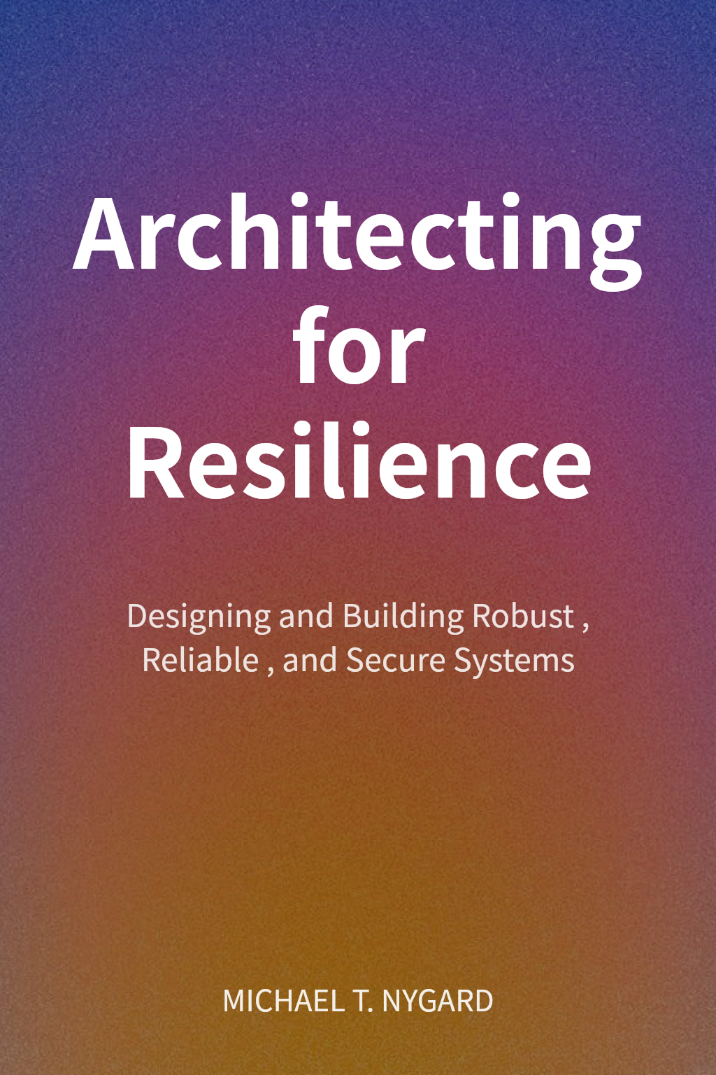 Architecting for Resilience cover