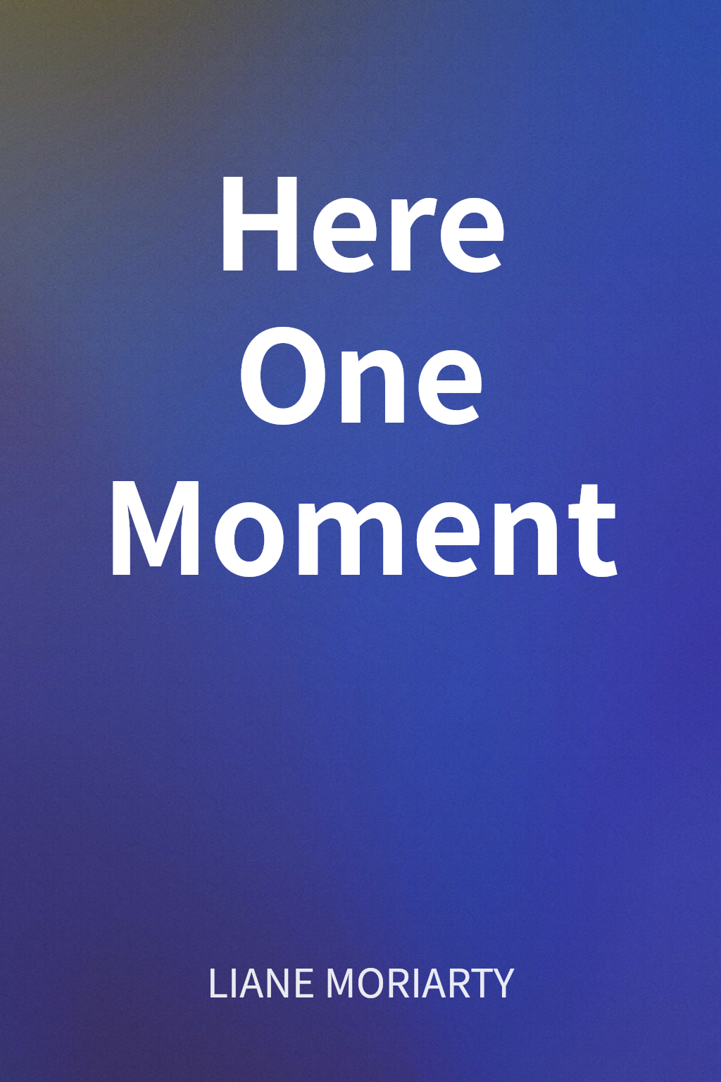 Here One Moment cover