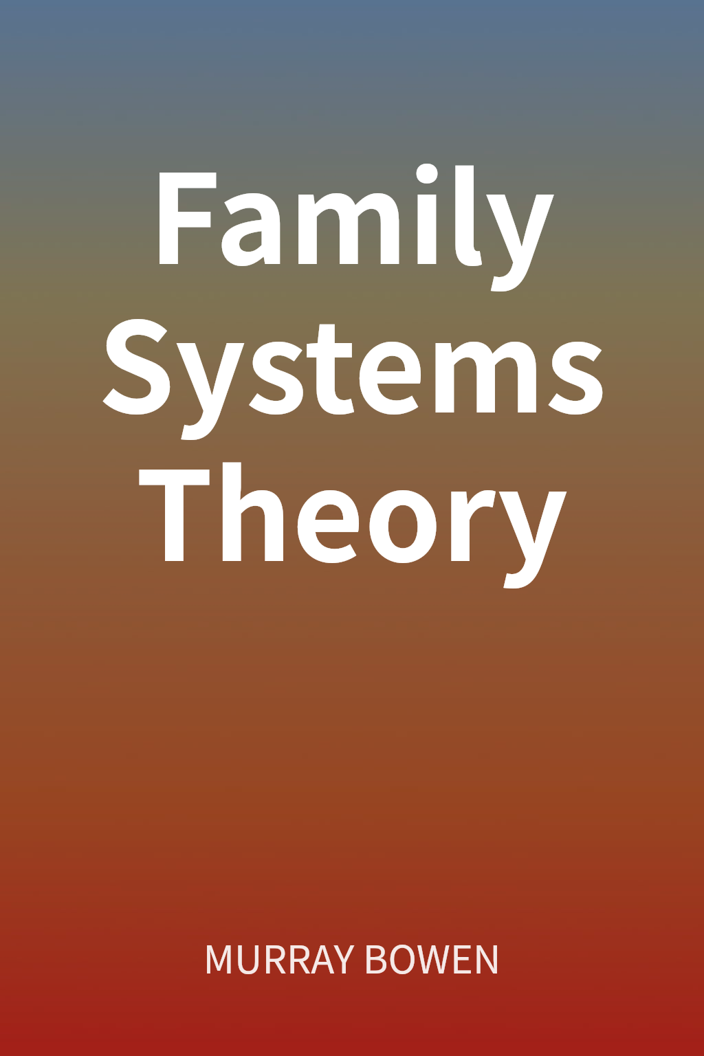 Family Systems Theory cover