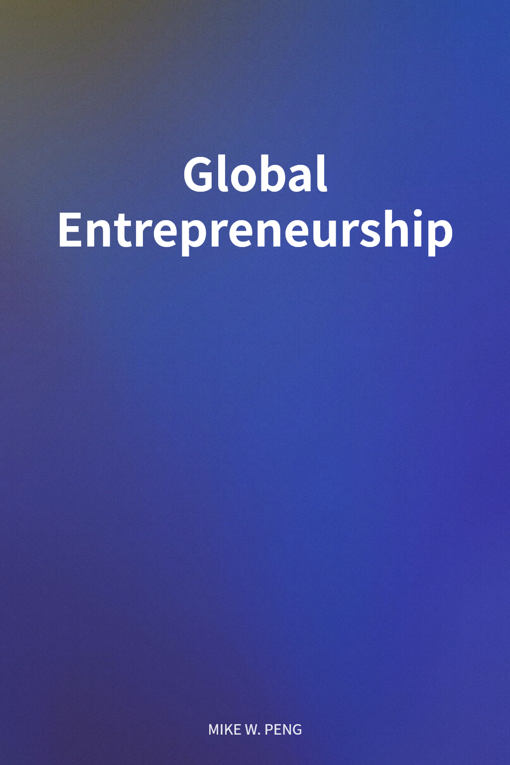 Global Entrepreneurship cover