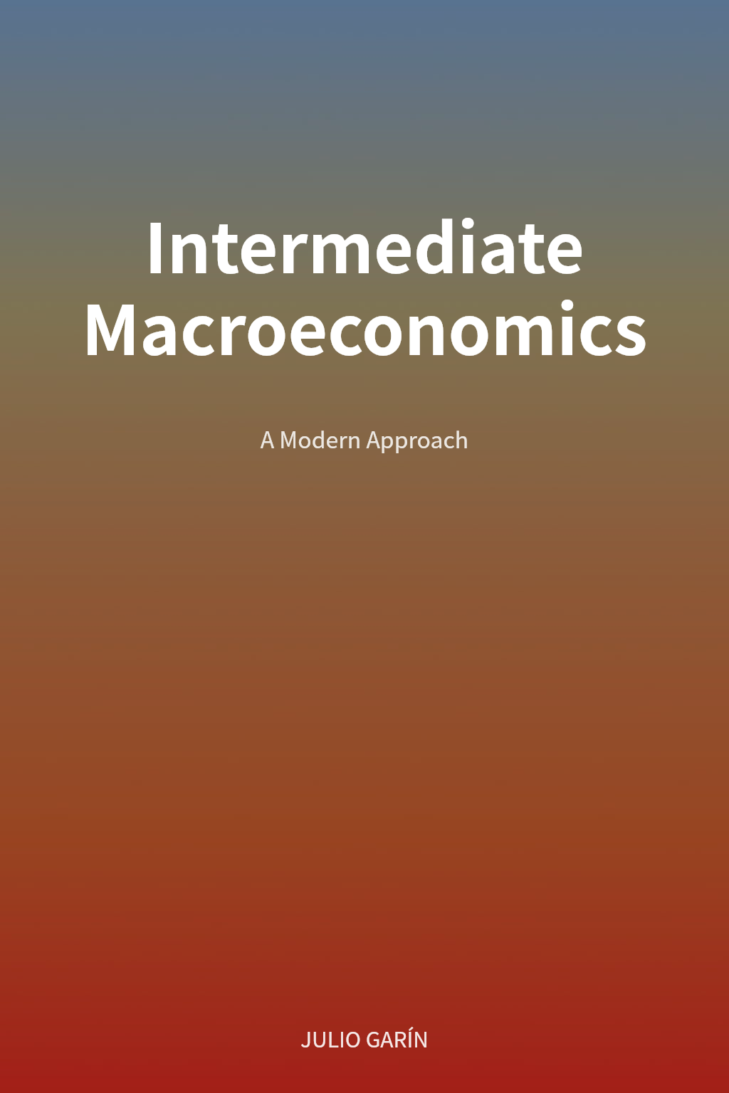 Intermediate Macroeconomics cover