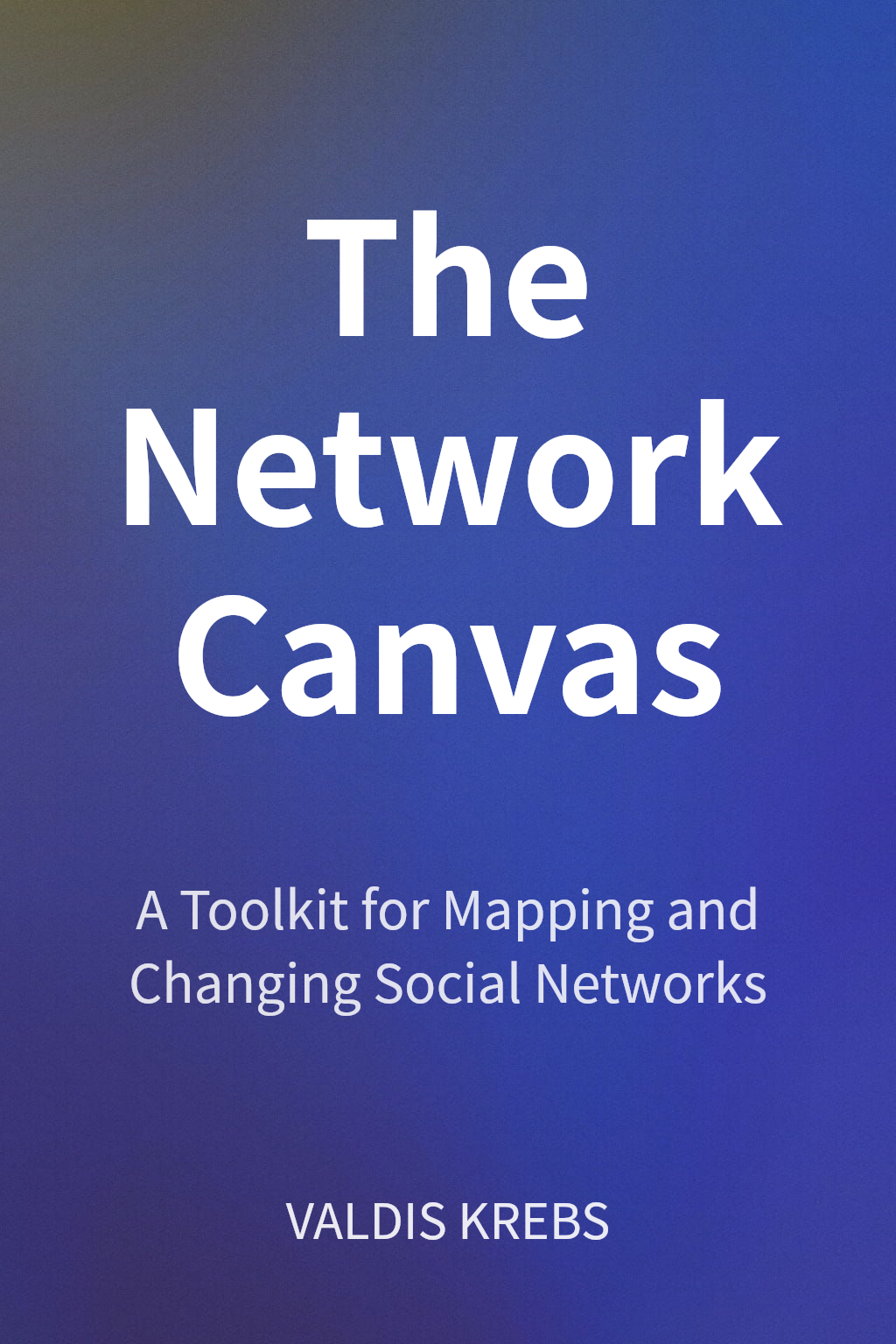 The Network Canvas cover