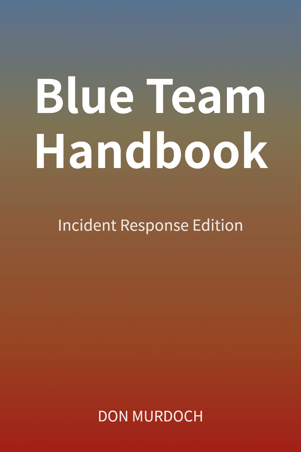 Blue Team Handbook cover
