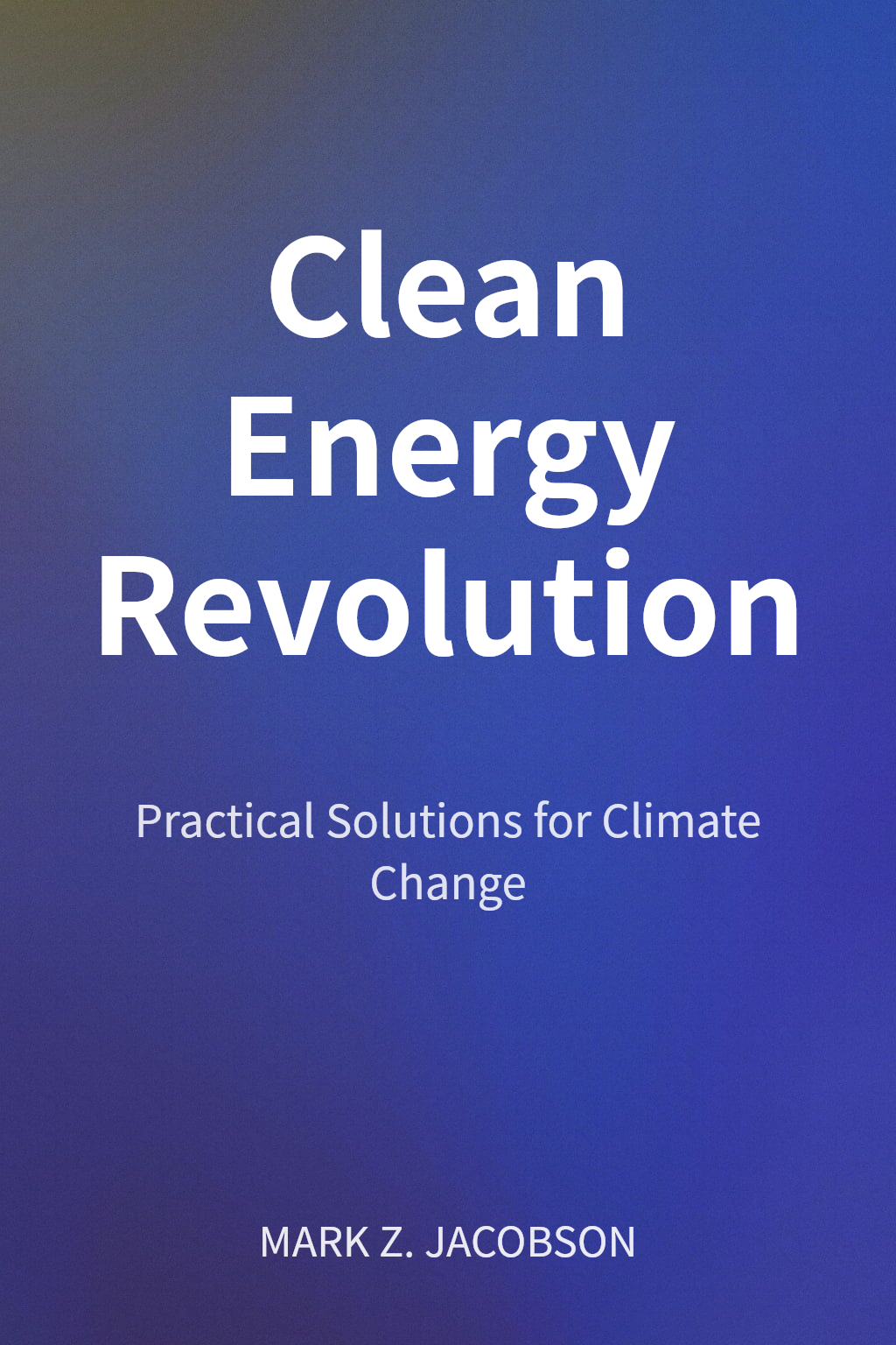 Clean Energy Revolution cover
