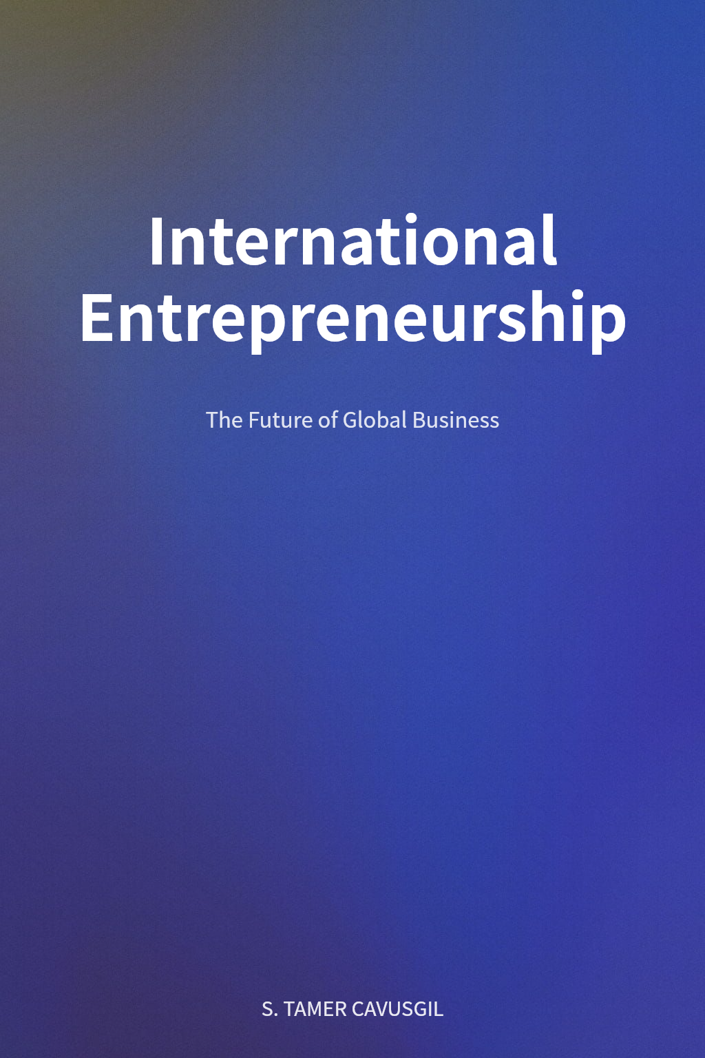 International Entrepreneurship cover