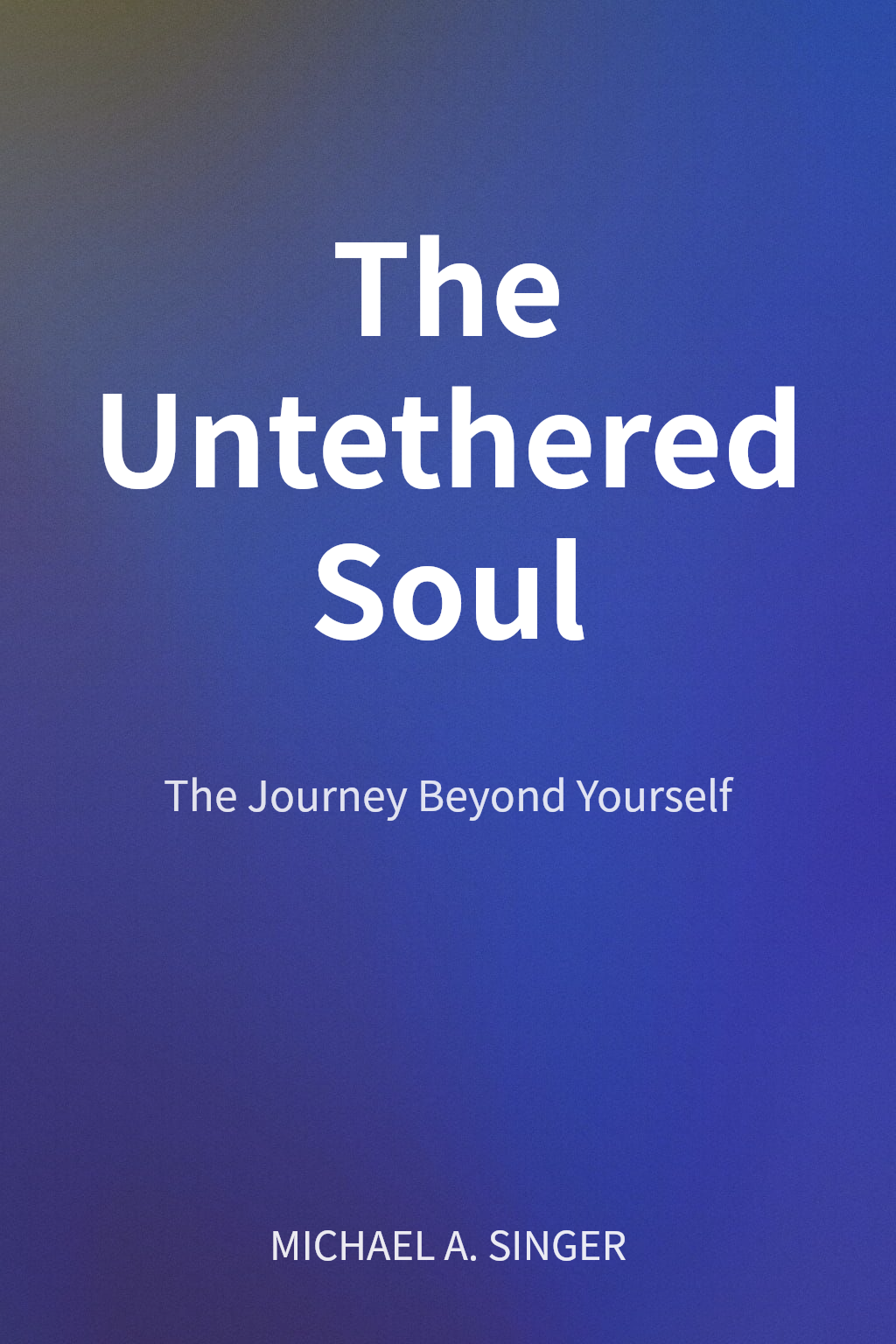 The Untethered Soul cover