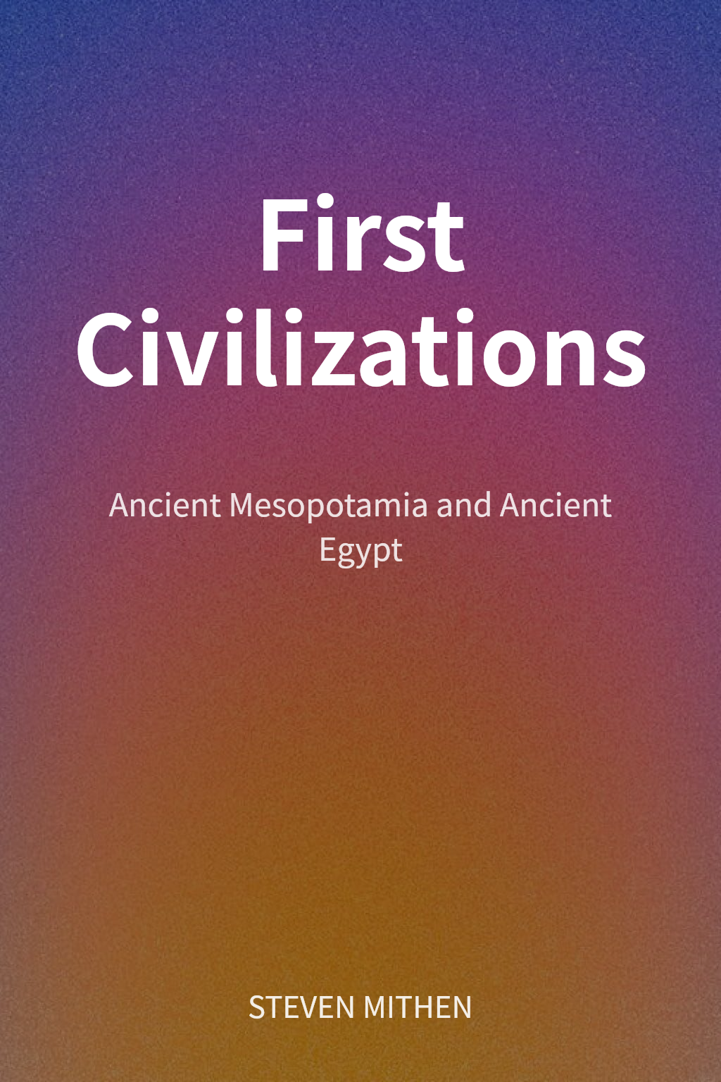 First Civilizations cover
