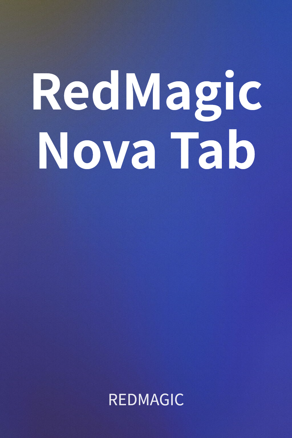 RedMagic Nova Tab cover