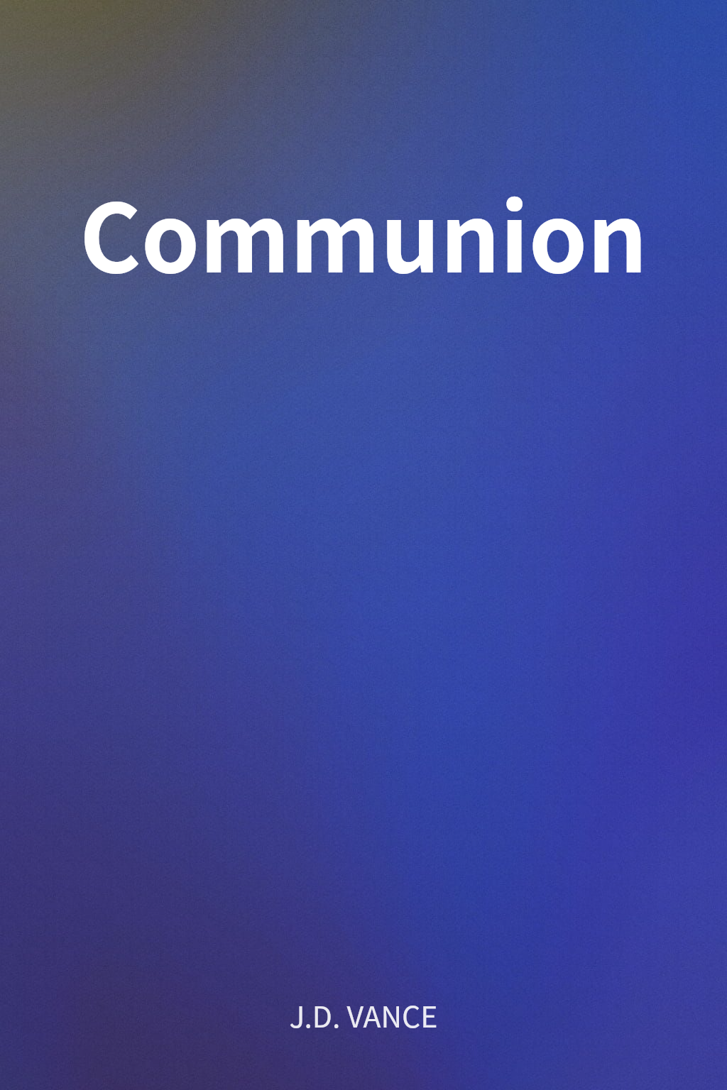 Communion cover