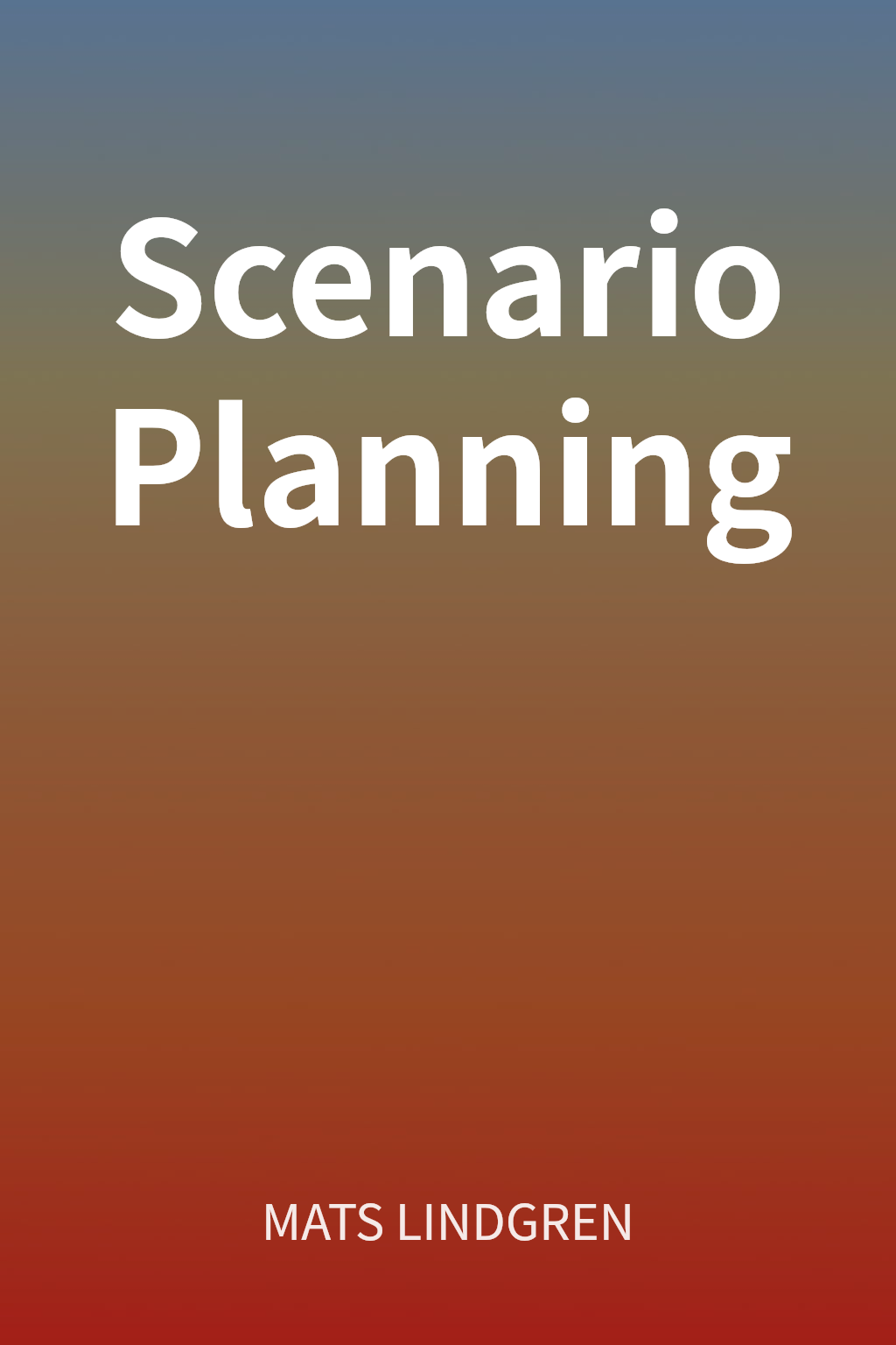 Scenario Planning cover