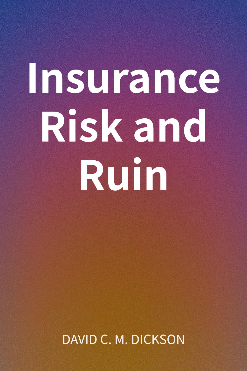 Insurance Risk and Ruin cover