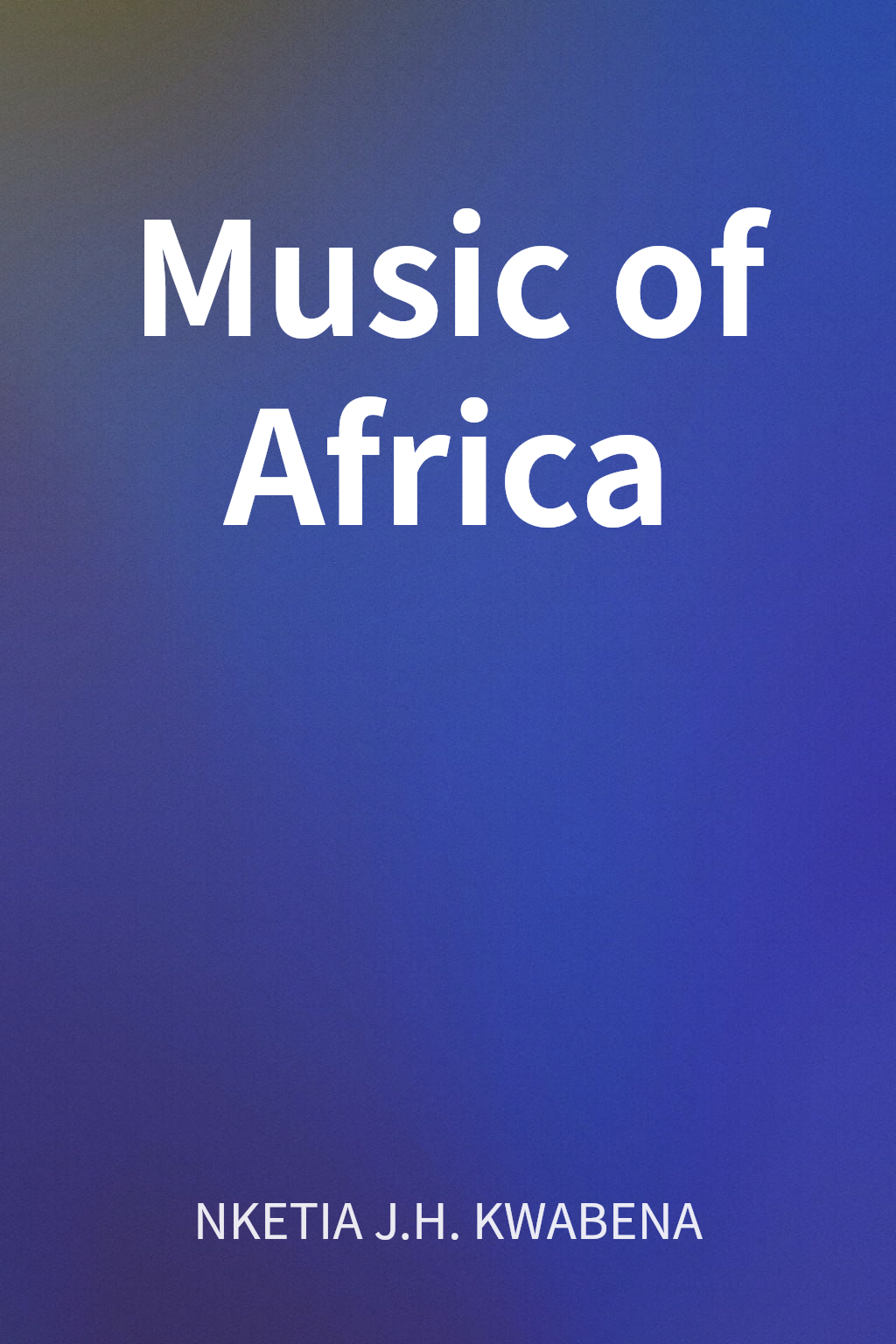 Music of Africa cover
