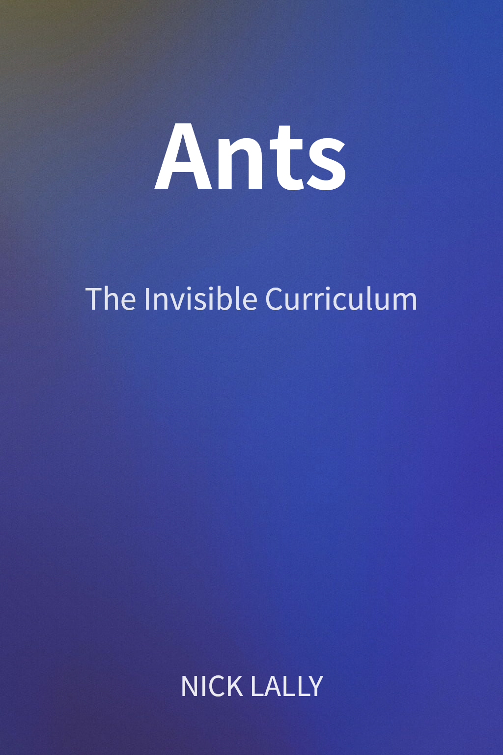 Ants cover