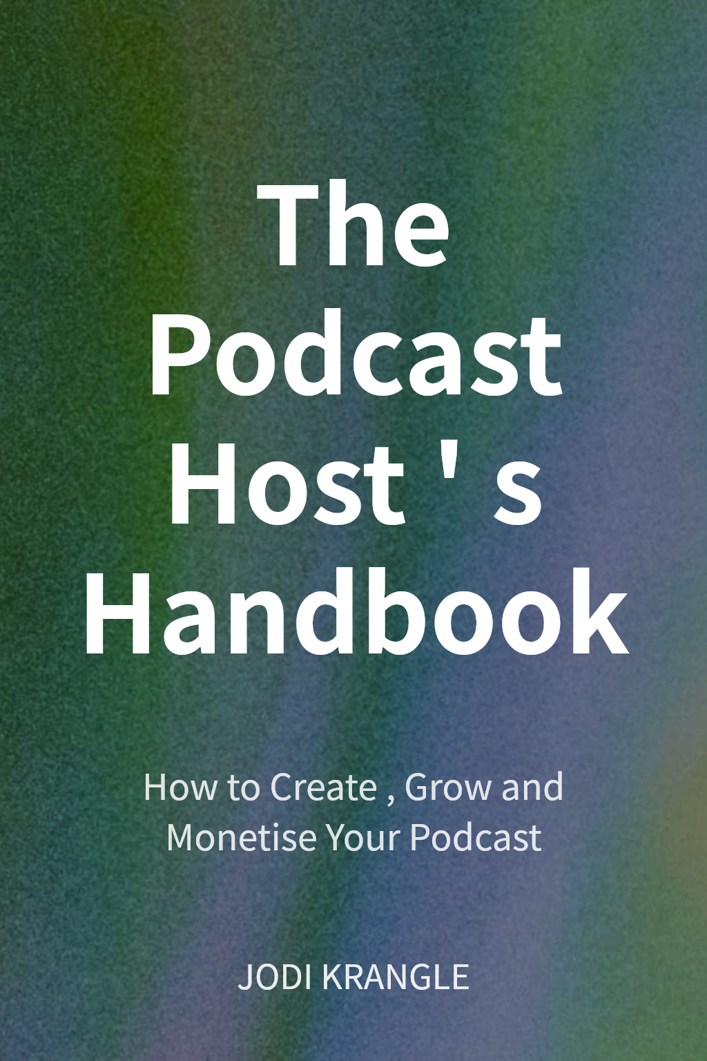 The Podcast Host's Handbook cover