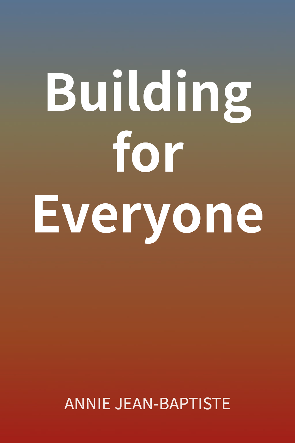 Building for Everyone cover