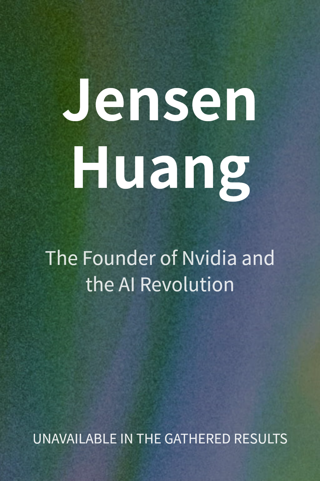 Jensen Huang cover