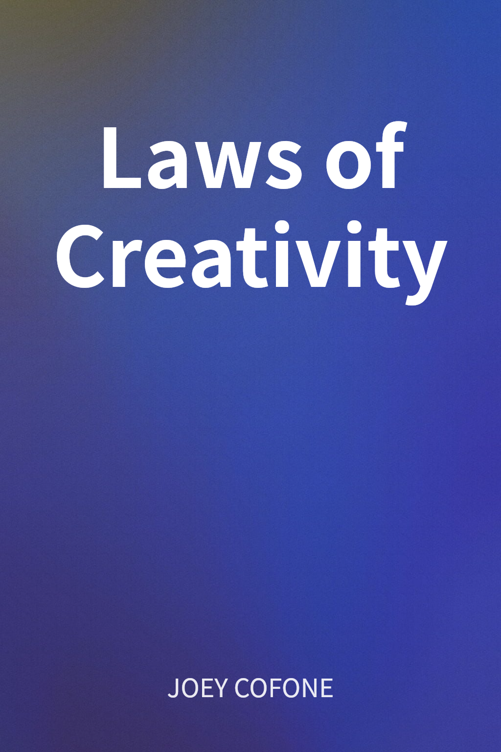Laws of Creativity cover