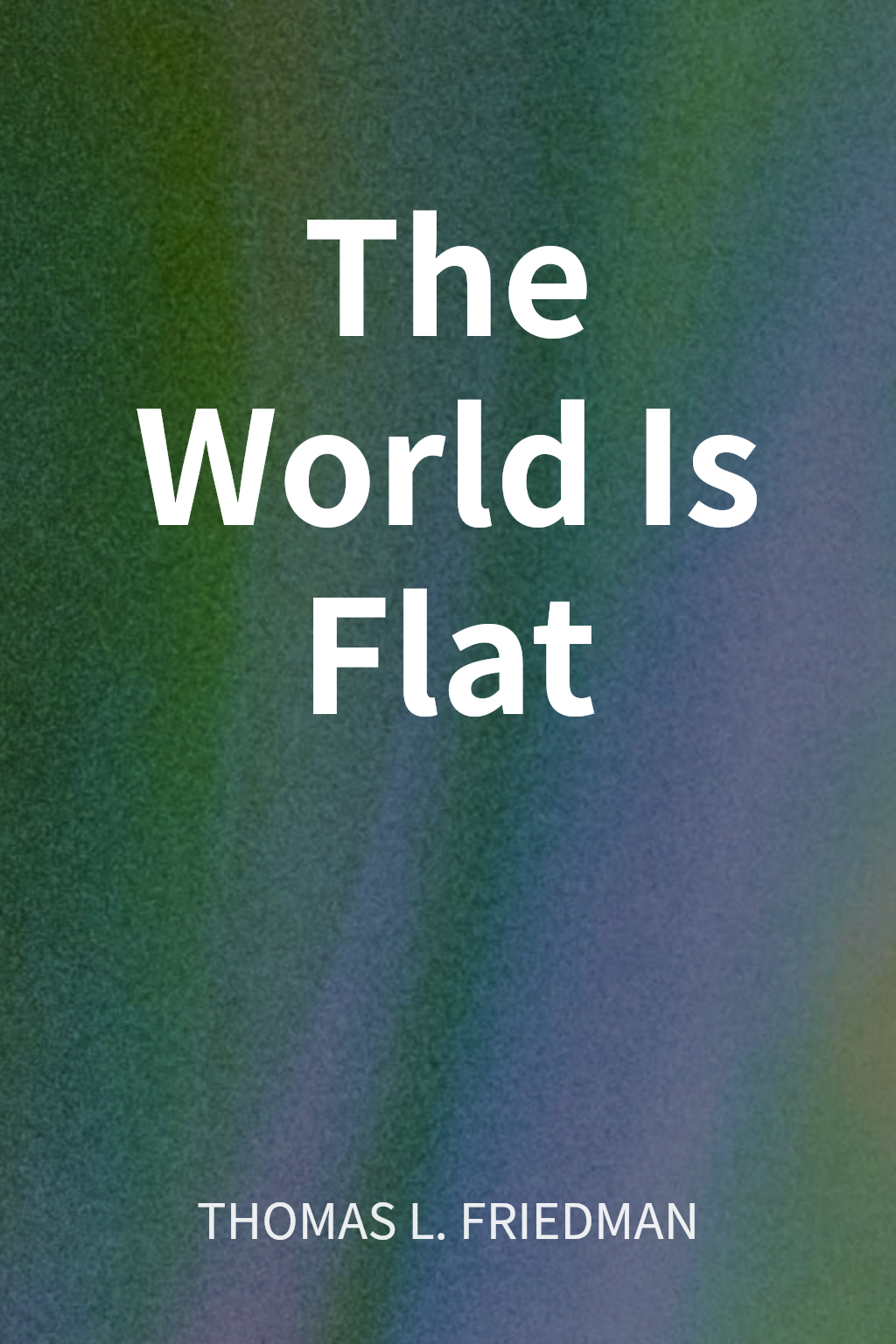 The World Is Flat cover