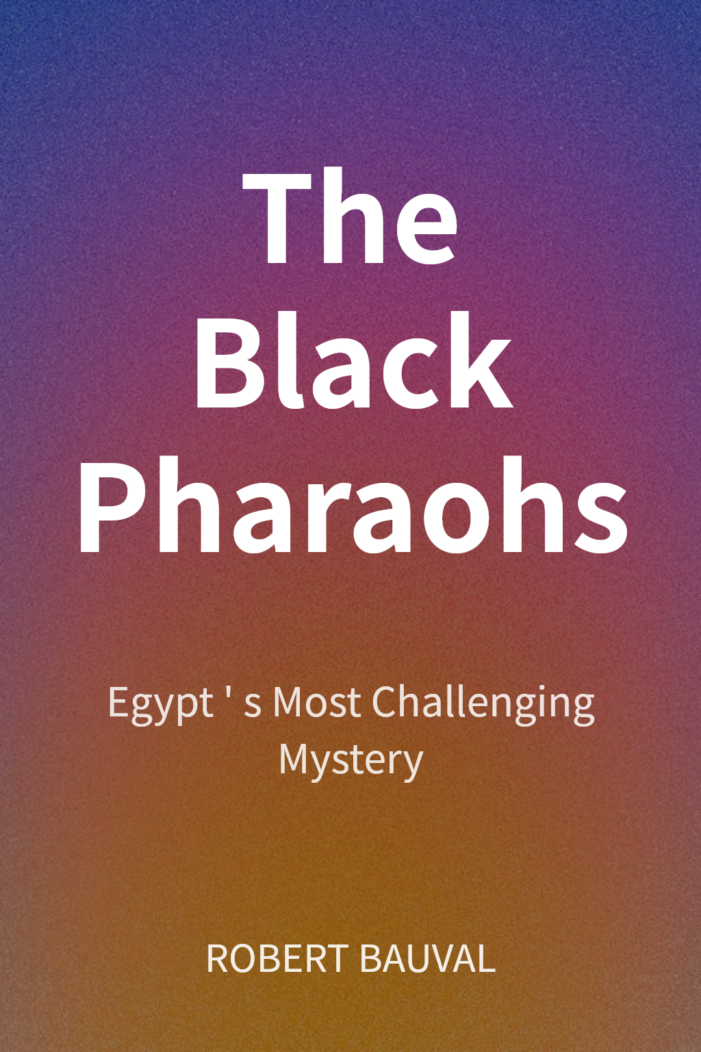 The Black Pharaohs cover