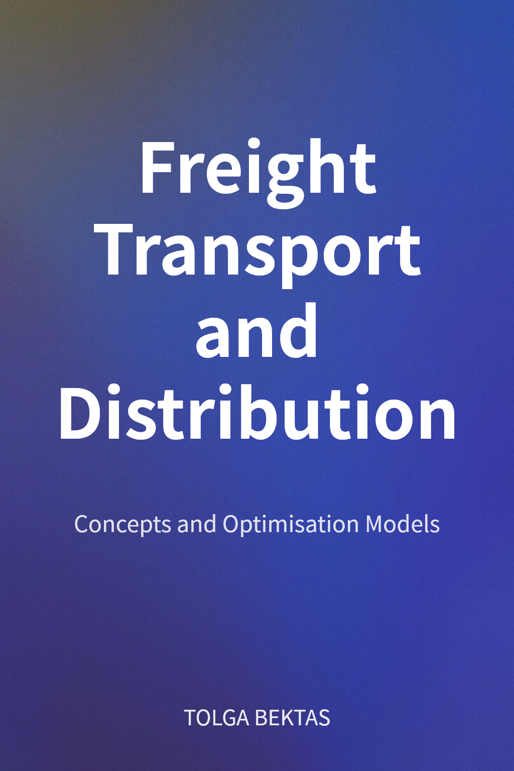 Freight Transport and Distribution cover