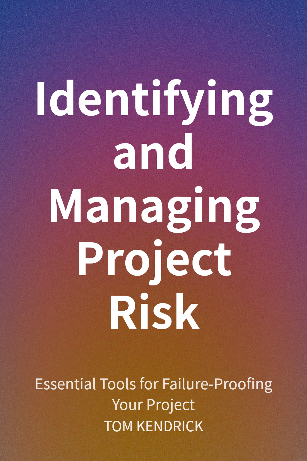 Identifying and Managing Project Risk cover